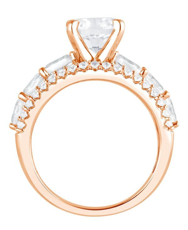 バッジェリーミシュカ レディース アクセサリー リング Badgley Mischka Certified Lab Grown Diamond Engagement Ring 314 ctw in 14k Yellowhite orose Rose Gold