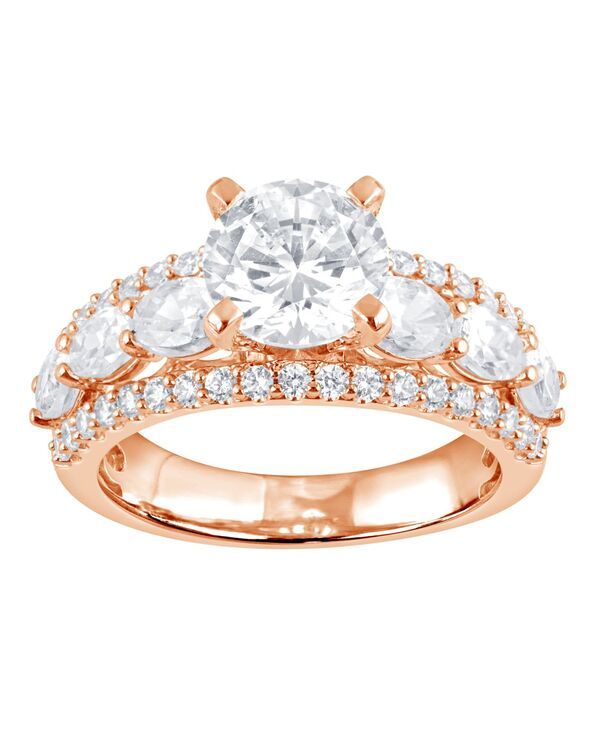 バッジェリーミシュカ レディース アクセサリー リング Badgley Mischka Certified Lab Grown Diamond Engagement Ring 314 ctw in 14k Yellowhite orose Rose Gold