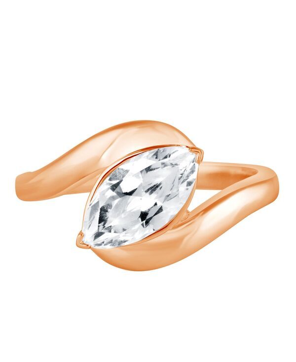 バッジェリーミシュカ レディース アクセサリー リング Badgley Mischka Certified Lab Grown Diamond Marquisengagement Ring 134 ctw in 14k Yellowhite orose Ros