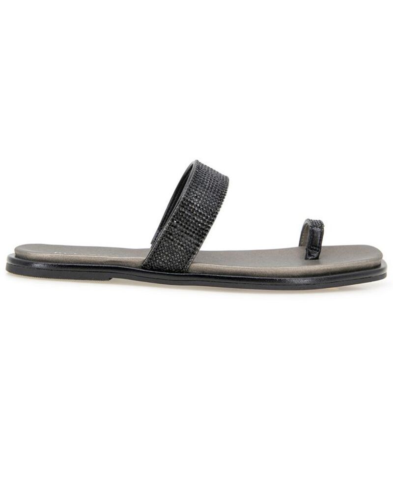 ケネスコール レディース シューズ サンダル Kenneth Cole Reaction Womens Wilfred Toe Loop Flat Sandals Black ブラック