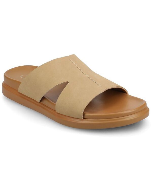 ジュルネ コレクション レディース シューズ サンダル Journee Collection Womens Misey Single Band SlipOn Wedge Sandals Sand サンド