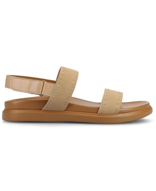 ジュルネ コレクション レディース シューズ サンダル Journee Collection Womens Milie Multi Strap Wedge Sandals Sand サンド