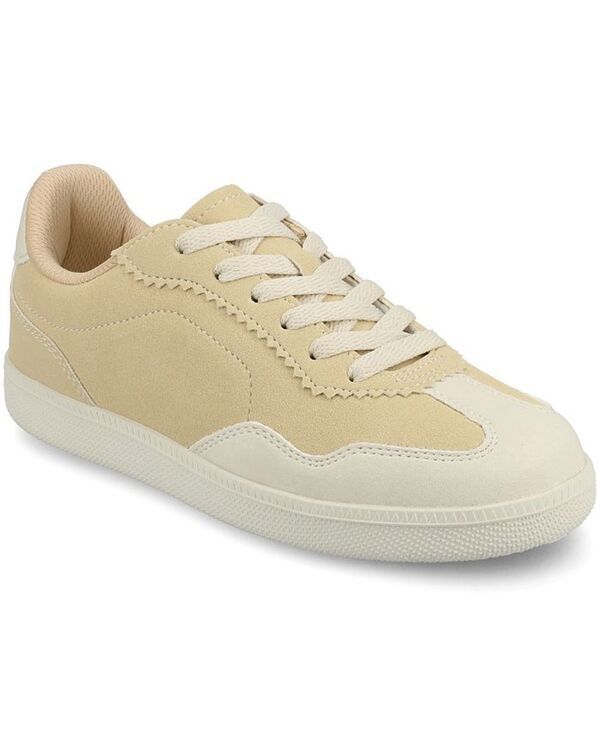 ジュルネ コレクション レディース シューズ スニーカー レース Journee Collection Womens Lummie Casual LaceUp Sneakers Tan タン