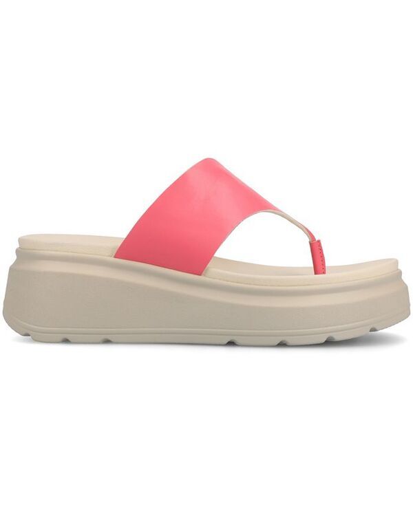 ジュルネ コレクション レディース シューズ サンダル Journee Collection Womens Carah SlipOn Wedge Sandals Coral コーラル