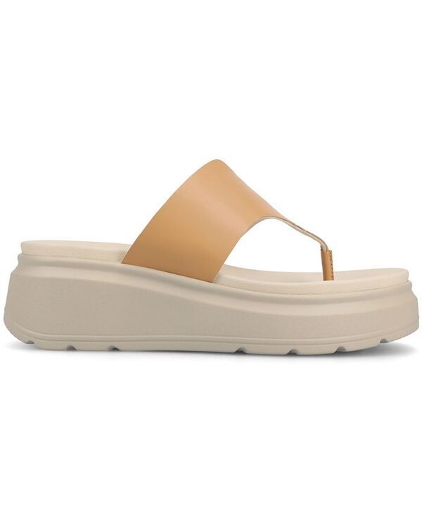 ジュルネ コレクション レディース シューズ サンダル Journee Collection Womens Carah SlipOn Wedge Sandals Tan タン
