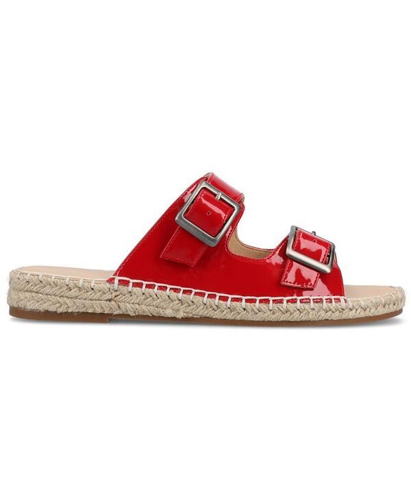 ジュルネ コレクション レディース シューズ サンダル Journee Collection Womens Tresah Double Strap Espadrille Sandals Red Patent レッド