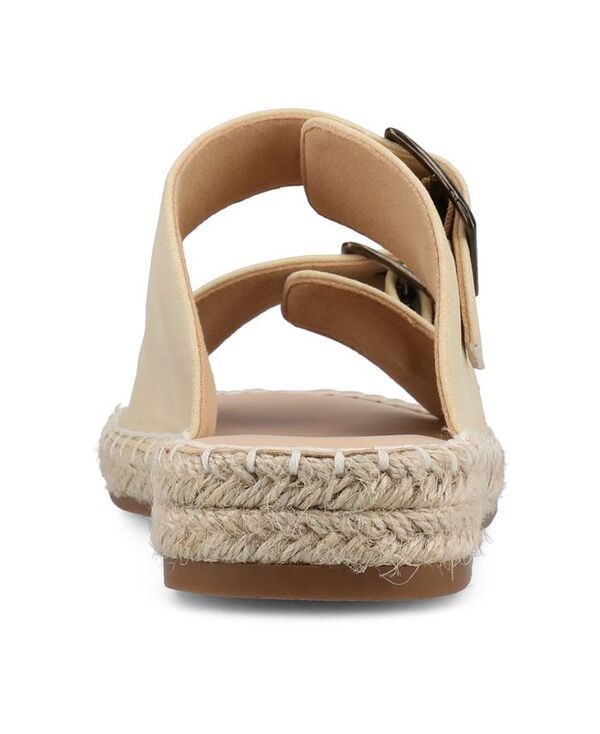 ジュルネ コレクション レディース シューズ サンダル Journee Collection Womens Tresah Double Strap Espadrille Sandals Beige ベージュ