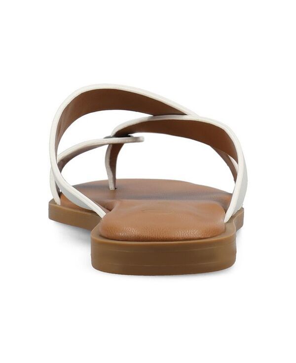 ジュルネ コレクション レディース シューズ サンダル Journee Collection Womens Prizzie Multi Strap Flat Sandals Bone マルチカラー