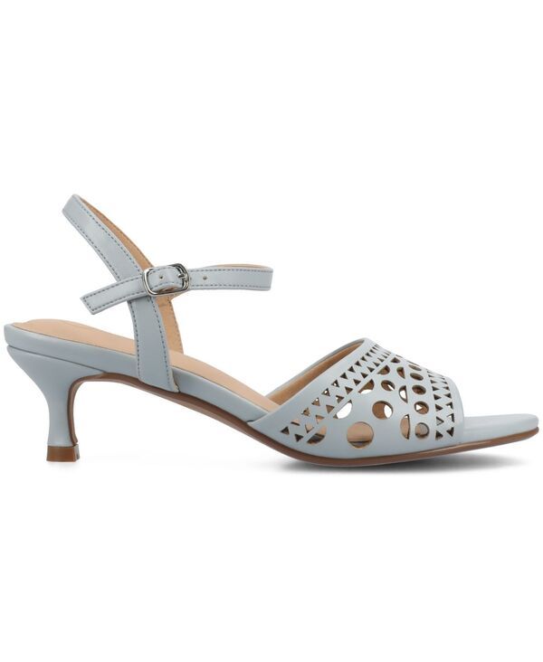 ジュルネ コレクション レディース シューズ サンダル ヒール Journee Collection Womens Jessly Perforated Kitten Heel Dressandals Light Blue ブルー