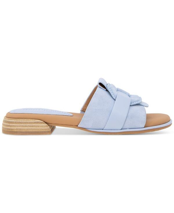ジェントルソウルズ レディース シューズ サンダル Gentle Souls Womens Hudson MixedMedia Flat Sandals Light Blue Suede ブルー ジェントルソウルズ レディース シューズ サンダル Gentle Souls Womens Hudson MixedMedia Flat Sandals Light Blue Suede ブルー