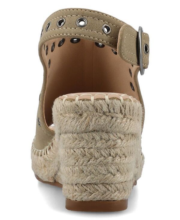 ジュルネ コレクション レディース シューズ サンダル アンクル Journee Collection Womens Crisie Ankle Strap Espadrille Wedge Sandals Taupe トープ