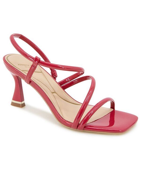 ケネスコール レディース シューズ サンダル Kenneth Cole New York Womens Dreama Square Toe Dress Sandals Red Patent レッド