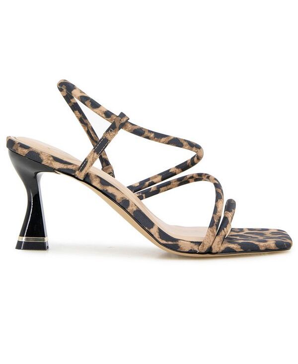 ケネスコール レディース シューズ サンダル Kenneth Cole New York Womens Dreama Square Toe Dress Sandals Leopard アニマル