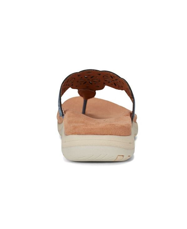 アース レディース シューズ サンダル Earth Womens Sadie TStrap Flat Sandals Blue ブルー