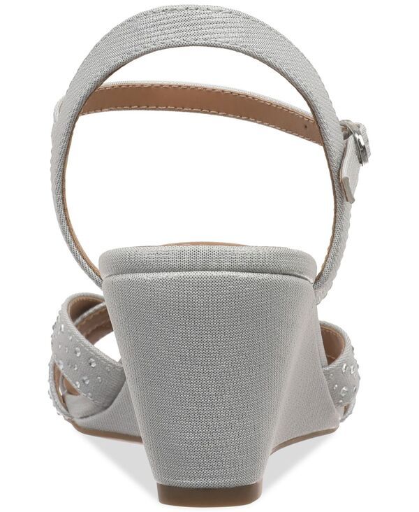 スタイルアンドコー レディース シューズ サンダル Style Co Womens Greyy Wedge Sandalsilver Sparkle シルバー