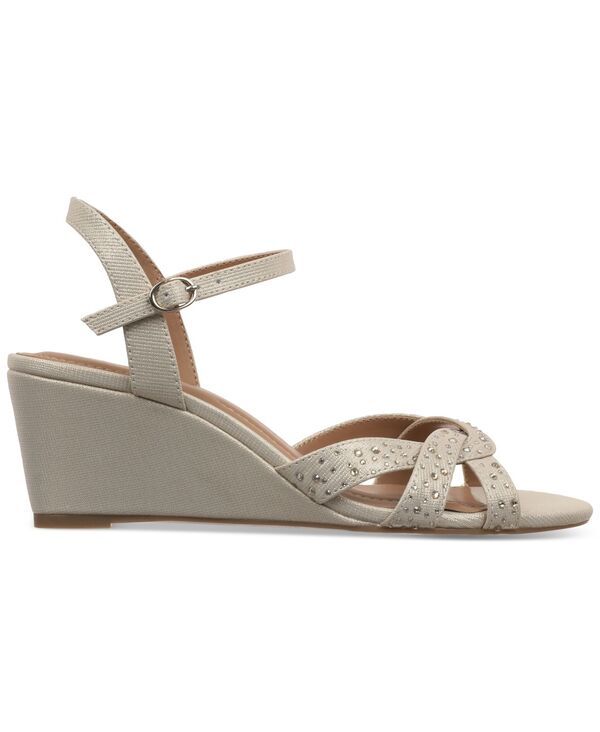 スタイルアンドコー レディース シューズ サンダル Style Co Womens Greyy Wedge Sandals Plantino Sparkle
