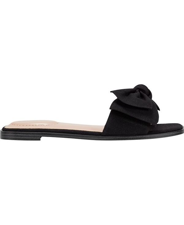 バンドリーノ レディース シューズ サンダル Bandolino Womens Violeta Bow Flat Slide Sandals Black ブラック