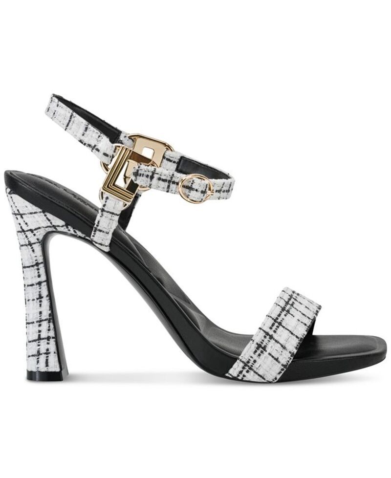 カール ラガーフェルド レディース シューズ サンダル KARL LAGERFELD PARIS Womens Cybil Sandals White Black ホワイト カール ラガーフェルド レディース シューズ サンダル KARL LAGERFELD PARIS Womens Cybil Sandals White Black ホワイト