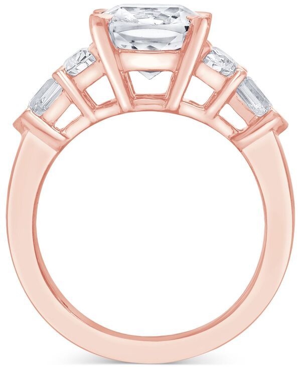 バッジェリーミシュカ レディース アクセサリー リング Badgley Mischka IGI Certified Lab Grown Diamond CushionCut Five Stonengagement Ring 334 ctw in 14k Whi バッジェリーミシュカ レディース アクセサリー リング Badgley Mischka IGI Certified Lab Grown Diamond CushionCut Five Stonengagement Ring 334 ctw in 14k Whi
