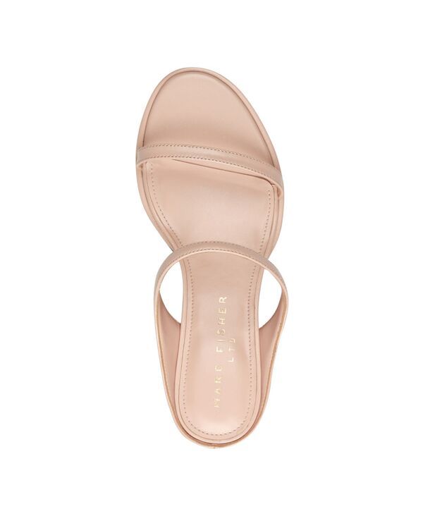マーク・フィッシャー レディース シューズ サンダル ヒール Marc Fisher LTD Womens Alonde Kitten Heel Sandals Light Naturaleather マーク・フィッシャー レディース シューズ サンダル ヒール Marc Fisher LTD Womens Alonde Kitten Heel Sandals Light Naturaleather
