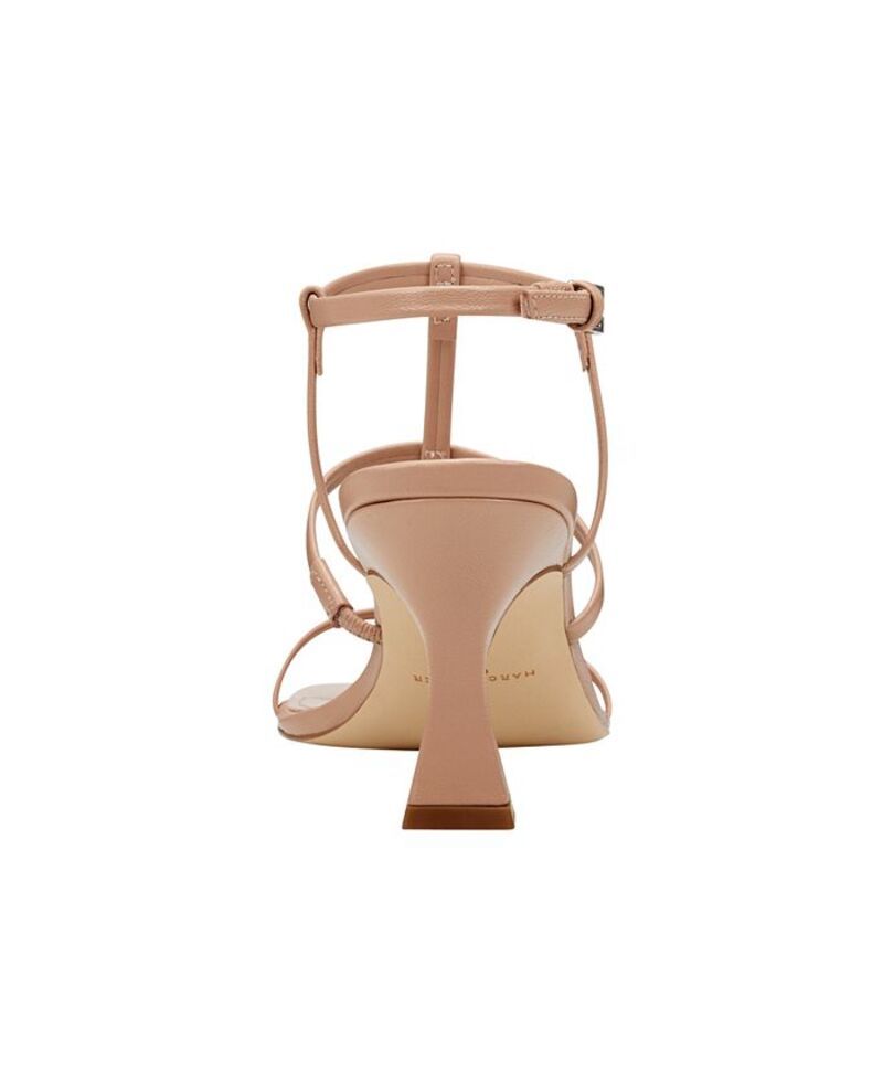 マーク・フィッシャー レディース シューズ サンダル ヒール Marc Fisher LTD Womens Dennie Caged Tapered Heel Sandals Natural Leather