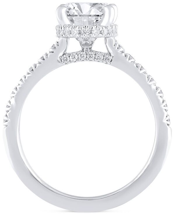 バッジェリーミシュカ レディース アクセサリー リング Badgley Mischka Certified Lab Grown Diamond Oval Engagement Ring 212 ctw in 14k White Gold ホワイト バッジェリーミシュカ レディース アクセサリー リング Badgley Mischka Certified Lab Grown Diamond Oval Engagement Ring 212 ctw in 14k White Gold ホワイト