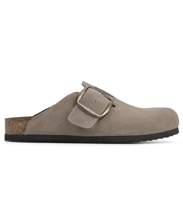 ホワイトマウンテン レディース シューズ サンダル White Mountain Womens Big Easy Slip On Clogs Taupe Suede トープ