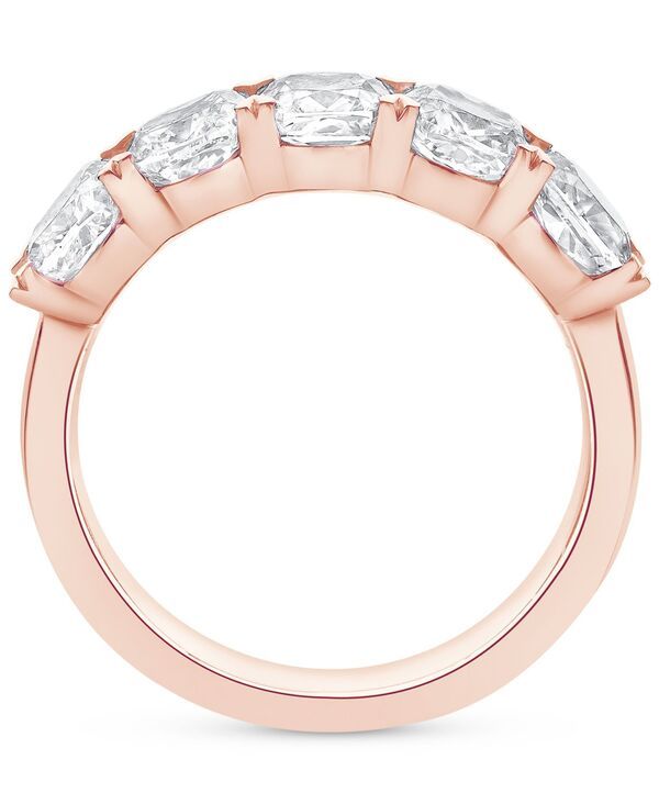 バッジェリーミシュカ レディース アクセサリー リング Badgley Mischka Certified Lab Grown Diamond Band 3 ctw in 14k Rose Gold ゴールド