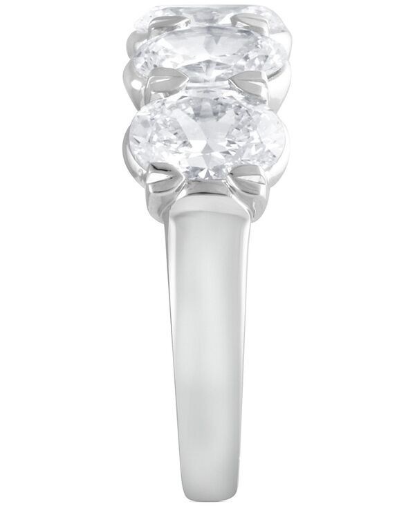バッジェリーミシュカ レディース アクセサリー リング Badgley Mischka Certified Lab Grown Diamond OvalCut Band 312 ctw in 14k White Gold ホワイト