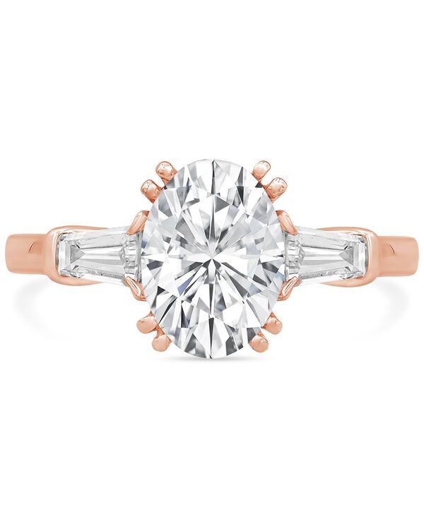 バッジェリーミシュカ レディース アクセサリー リング Badgley Mischka Certified Lab Grown Diamond Engagement Ring 212 ctw in 14k Rose Gold ゴールド
