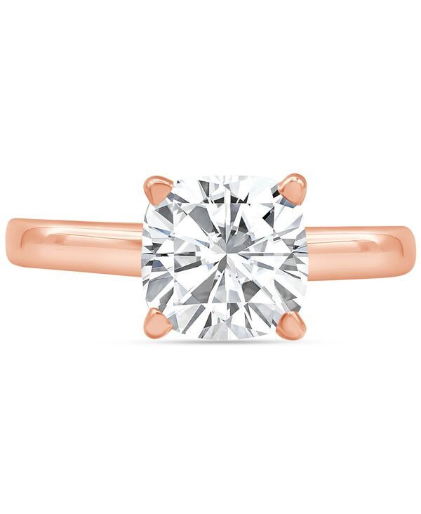 バッジェリーミシュカ レディース アクセサリー リング Badgley Mischka Certified Lab Grown CushionCut Diamond Solitairengagement Ring 3 ctw in 14k Rose Gold バッジェリーミシュカ レディース アクセサリー リング Badgley Mischka Certified Lab Grown CushionCut Diamond Solitairengagement Ring 3 ctw in 14k Rose Gold