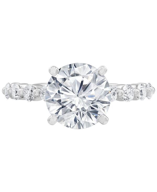 バッジェリーミシュカ レディース アクセサリー リング Badgley Mischka Certified Lab Grown Diamond Engagement Ring 312 ctw in 14k White Gold ホワイト