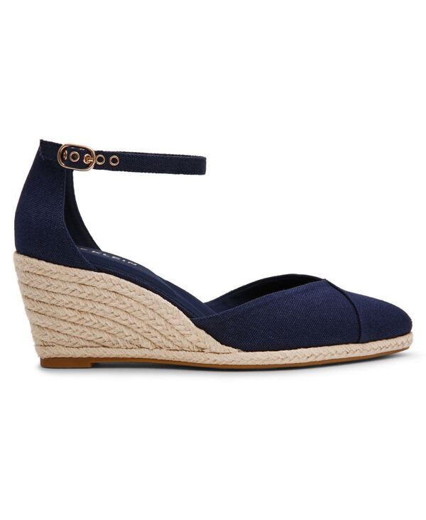 アンクライン レディース シューズ サンダル Anne Klein Womens Wilmott Closed Toe Wedgespadrilles Navy ネイビー