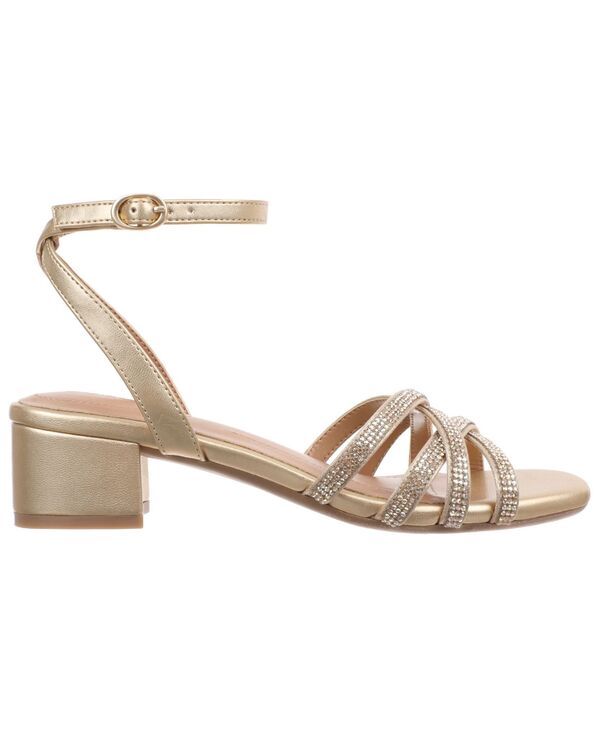 スタイルアンドコー レディース シューズ サンダル ヒール Style Co Womens Vidaaa Block Heel Embellished Sandals Gold ゴールド