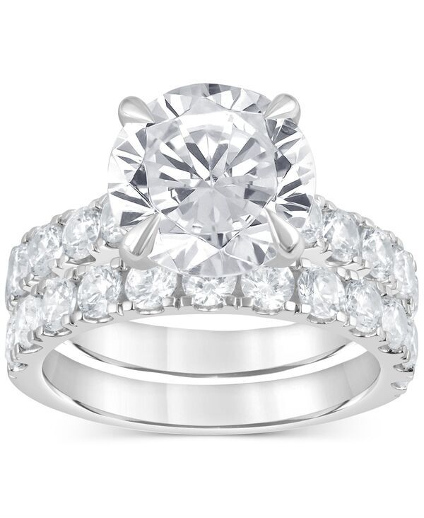 バッジェリーミシュカ レディース アクセサリー リング Badgley Mischka Certified Lab Grown Diamond Bridal Set 6 ctw in 14k White Yellow orose White Gold ホワイト
