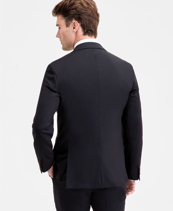 テッドベーカー メンズ アウター ジャケット・ブルゾン ウール Ted Baker Mens ModernFit Black Solid WoolBlend Suit Separate Jacket Black ブラック