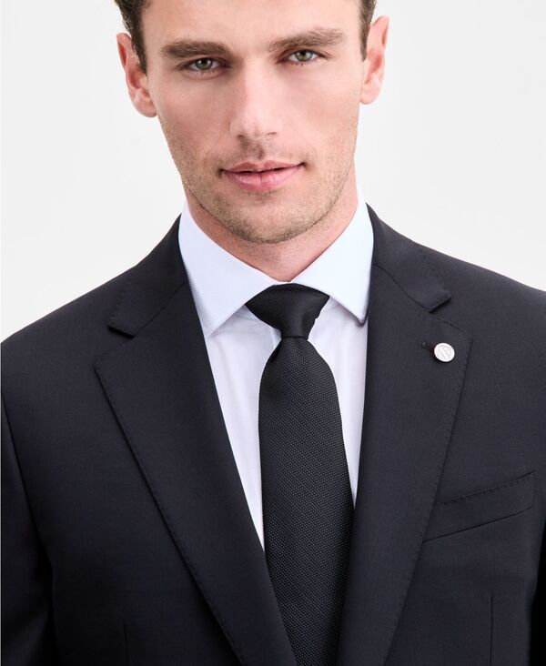 テッドベーカー メンズ アウター ジャケット・ブルゾン ウール Ted Baker Mens ModernFit Black Solid WoolBlend Suit Separate Jacket Black ブラック