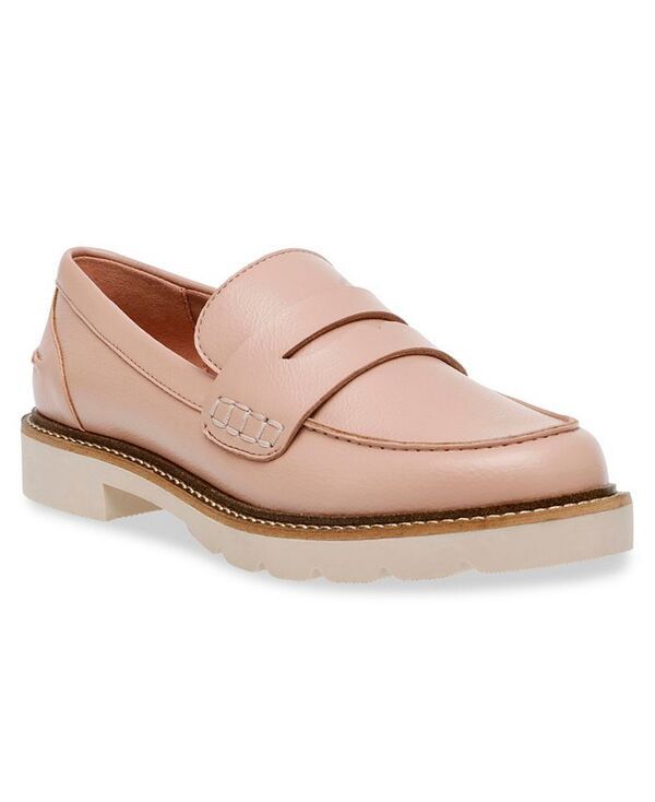 アンクライン レディース シューズ パンプス ローファー Anne Klein Annie Klein Womens Emmylou Lug Sole Slip On Loafers Blush ブラッシュ