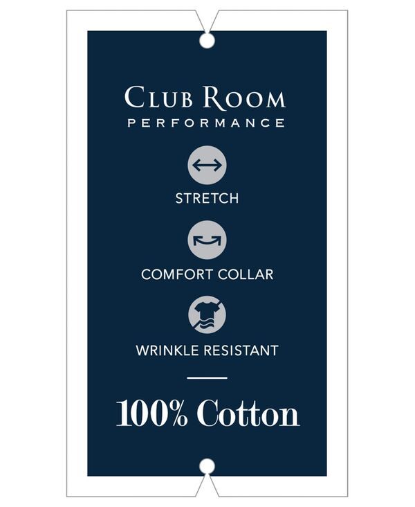 クラブルーム メンズ トップス シャツ レギュラーフィット ギンガムチェック ミニ ギンガム Club Room Mens Regular Fit Mini Gingham Dress Shirt Navy ネイビー