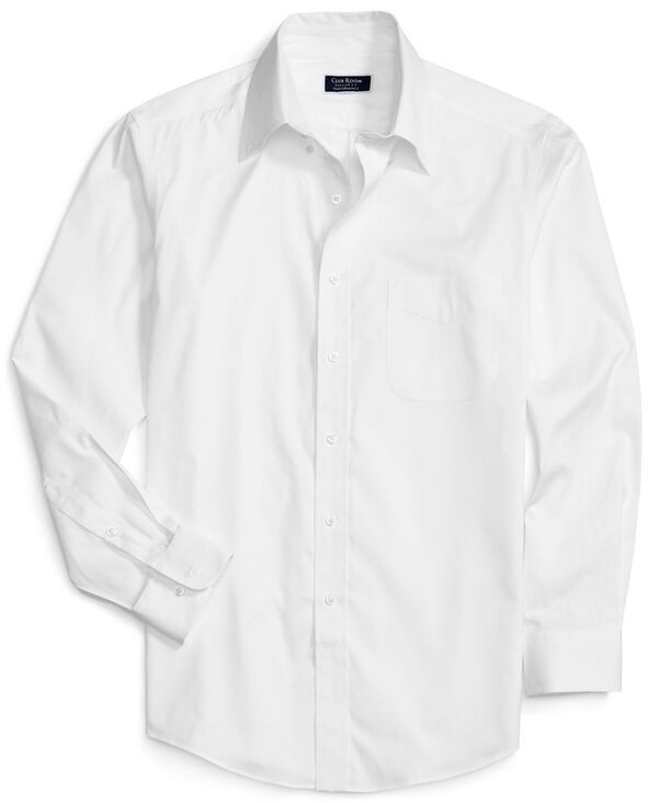 クラブルーム メンズ トップス シャツ レギュラーフィット Club Room Mens Regular Fit Pinpoint Dress Shirt White ホワイト クラブルーム メンズ トップス シャツ レギュラーフィット Club Room Mens Regular Fit Pinpoint Dress Shirt White ホワイト