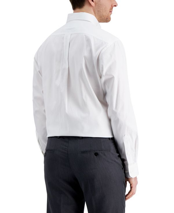 クラブルーム メンズ トップス シャツ レギュラーフィット Club Room Mens Regular Fit Pinpoint Dress Shirt White ホワイト クラブルーム メンズ トップス シャツ レギュラーフィット Club Room Mens Regular Fit Pinpoint Dress Shirt White ホワイト