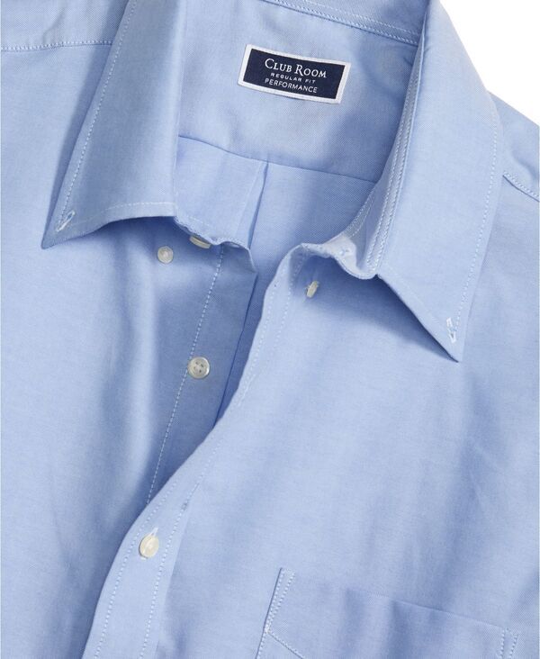 クラブルーム メンズ トップス シャツ レギュラーフィット Club Room Mens Regular Fit Pinpoint Dress Shirt Light Blue ブルー クラブルーム メンズ トップス シャツ レギュラーフィット Club Room Mens Regular Fit Pinpoint Dress Shirt Light Blue ブルー