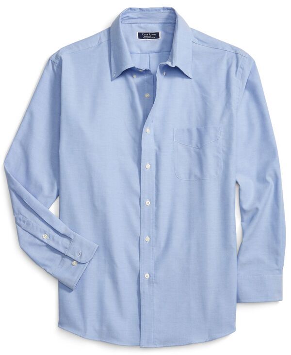 クラブルーム メンズ トップス シャツ レギュラーフィット Club Room Mens Regular Fit Pinpoint Dress Shirt Light Blue ブルー クラブルーム メンズ トップス シャツ レギュラーフィット Club Room Mens Regular Fit Pinpoint Dress Shirt Light Blue ブルー
