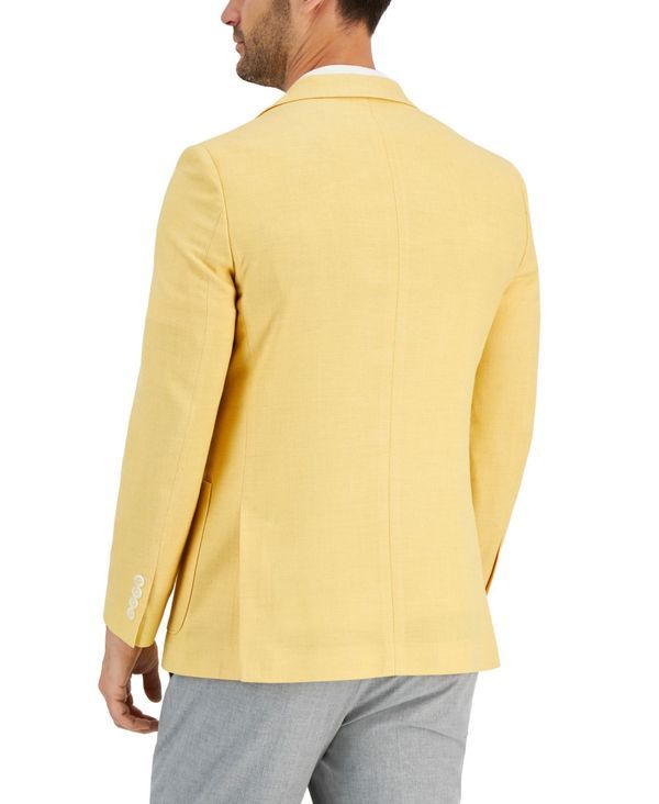 ナウティカ メンズ アウター ジャケット・ブルゾン コート Nautica Mens ModernFit Active Stretch Woven Solid Sport Coat Pale Yellow イエロー