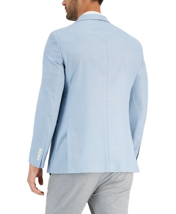 ナウティカ メンズ アウター ジャケット・ブルゾン コート Nautica Mens ModernFit Active Stretch Woven Solid Sport Coat Light Blue ブルー