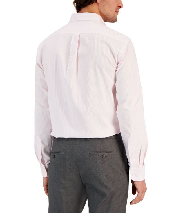 クラブルーム メンズ トップス シャツ レギュラーフィット Club Room Mens Regular Fit University Stripe Dress Shirt Orchid Pink ピンク