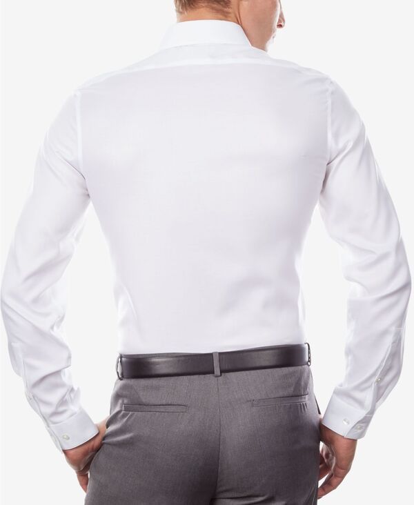 カルバンクライン メンズ トップス シャツ Calvin Klein Mens SlimFit NonIron Stretch Performance Dress Shirt White ホワイト カルバンクライン メンズ トップス シャツ Calvin Klein Mens SlimFit NonIron Stretch Performance Dress Shirt White ホワイト