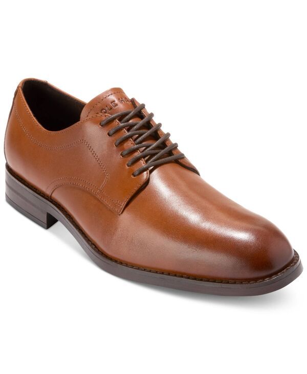 コールハーン メンズ シューズ オックスフォード Cole Haan Mens Harmon Grand Plain Toe Oxfords British Tan タン