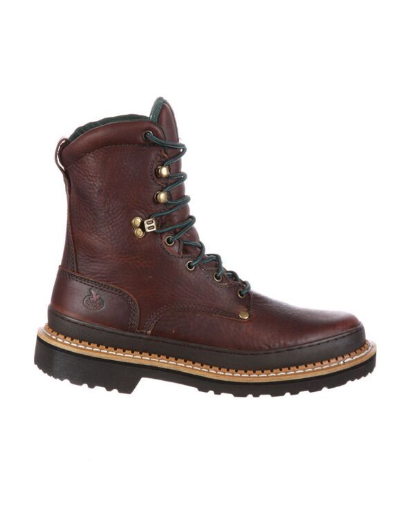 ジョージブーツ メンズ シューズ ブーツ・レインブーツ Tシャツ GEORGIA BOOT Mens Georgiant Steel Toe 8 Work Bootsoggy brown ブラウン