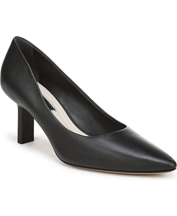 フランコサルト レディース シューズ パンプス Franco Sarto Womens Julissa Pointed Toe Pump Shoes Black Leather ブラック